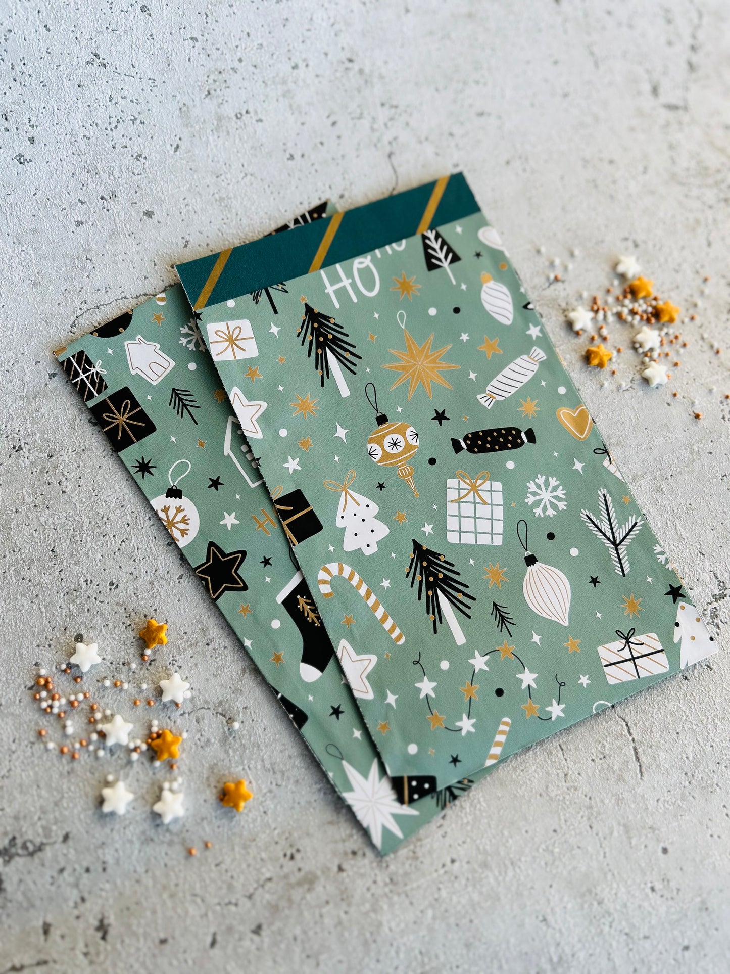 Papier Taschen  •Christmas • 10 Stk