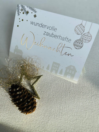 Karte  • zauberhafte Weihnachten nude •