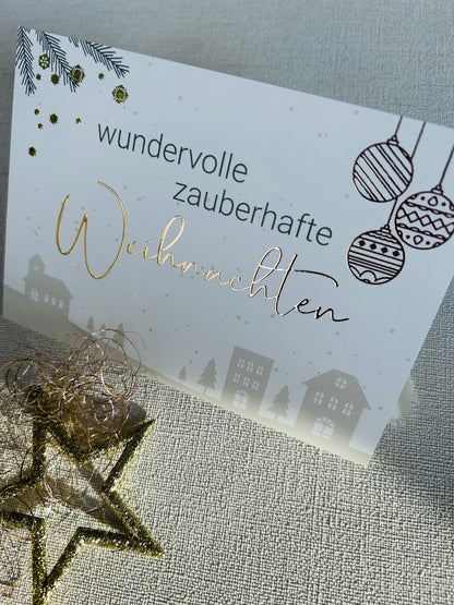 Karte  • zauberhafte Weihnachten nude •