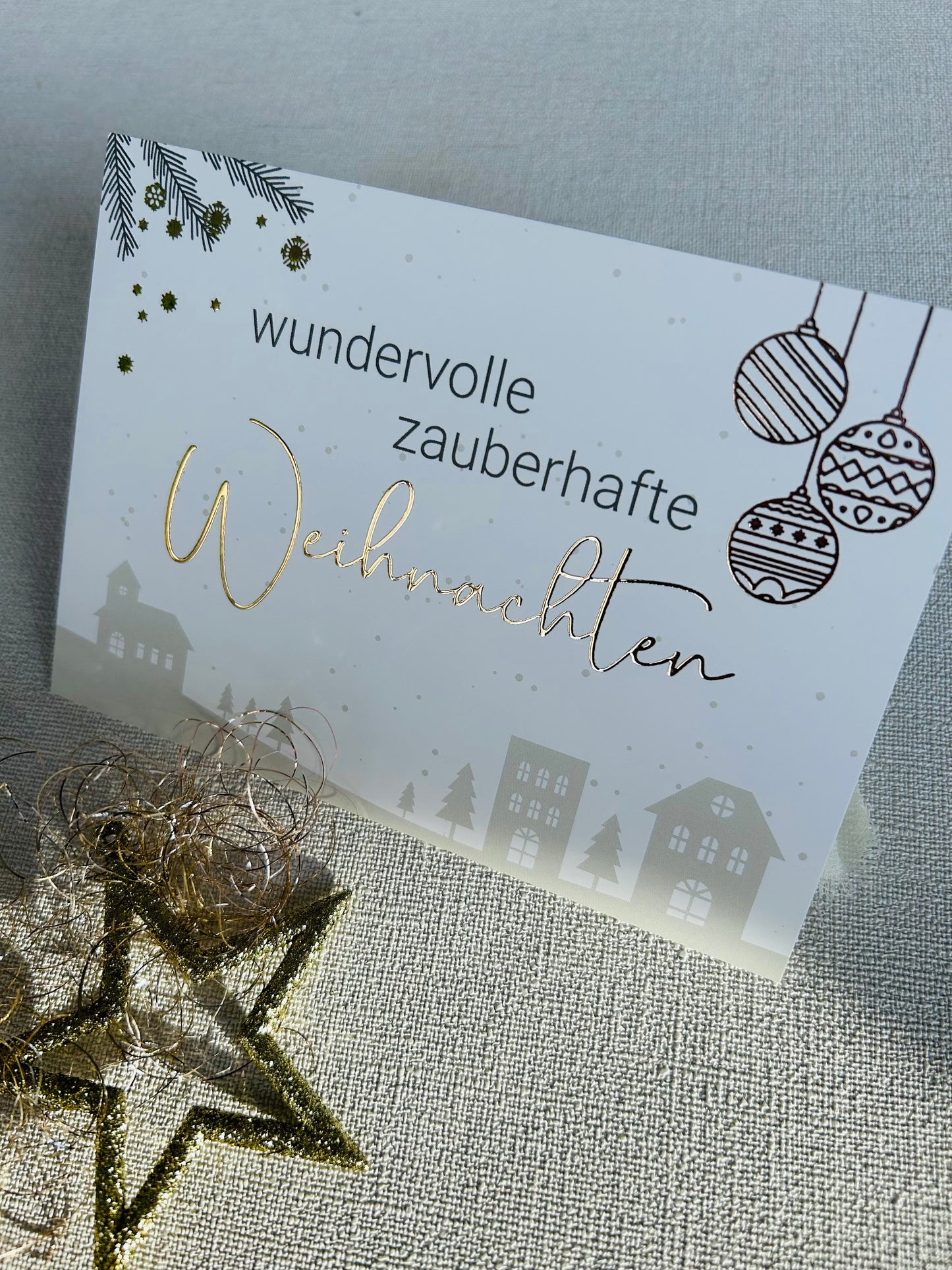 Karte  • zauberhafte Weihnachten nude •