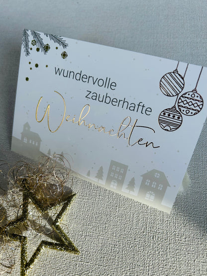 Karte  • zauberhafte Weihnachten nude •