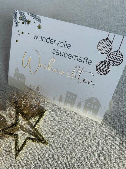 Karte  • zauberhafte Weihnachten nude •