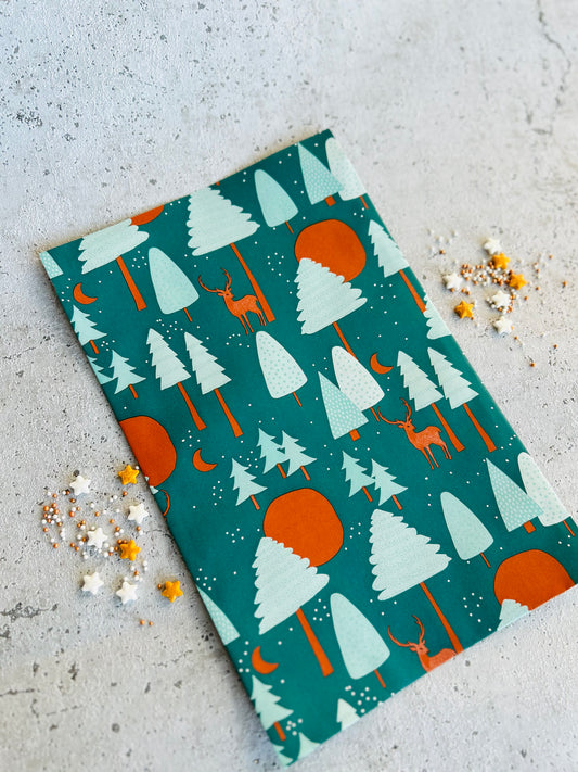 Papier Taschen  •Winterwald • 10 Stk