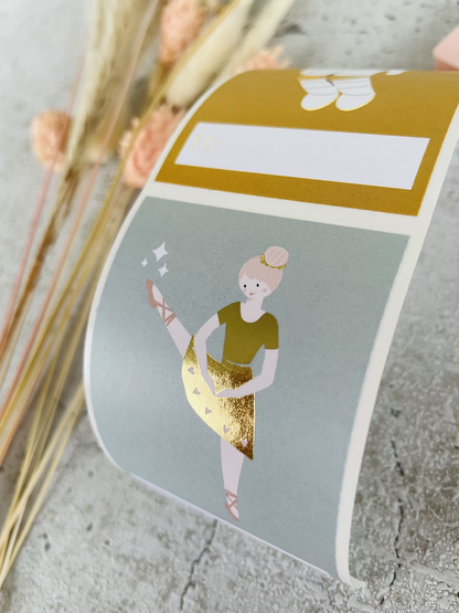 Sticker Astronaut und Ballerina