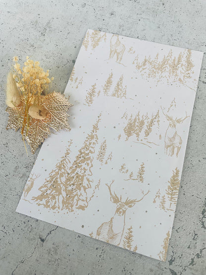 Papier Taschen  •Winterwald • 10 Stk